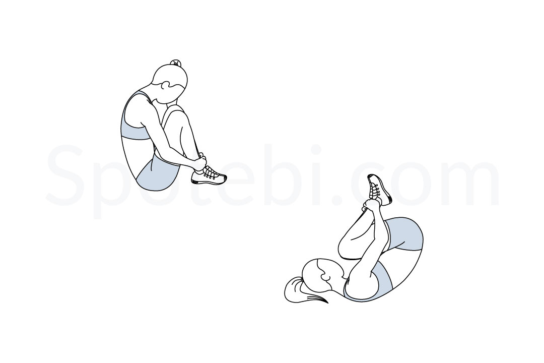 حرکت رولینگ لایک ا بال پیلاتس